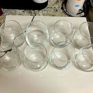 8 piece wine glass set
